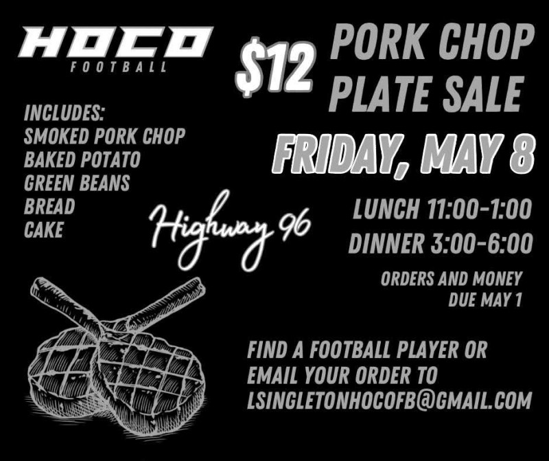 Pork Chop Plate Sale